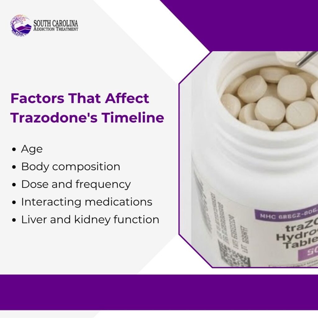 Factors That Affect Trazodone's Timeline