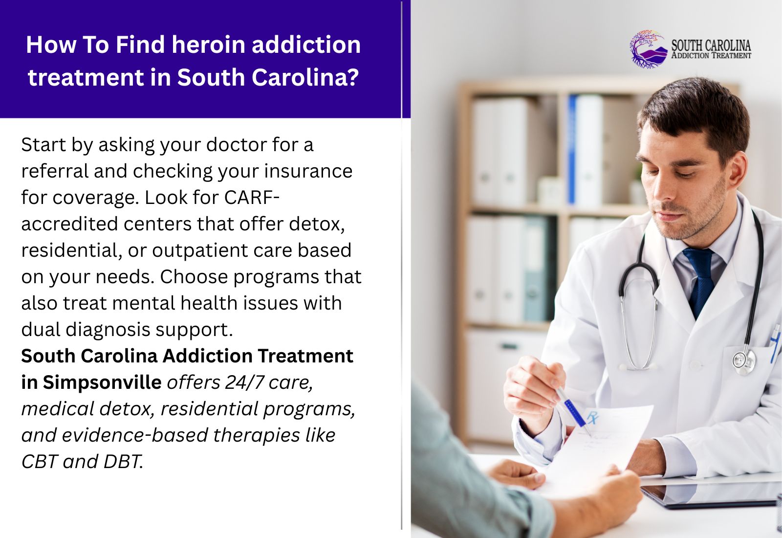 How To Find heroin addiction treatment in South Carolina