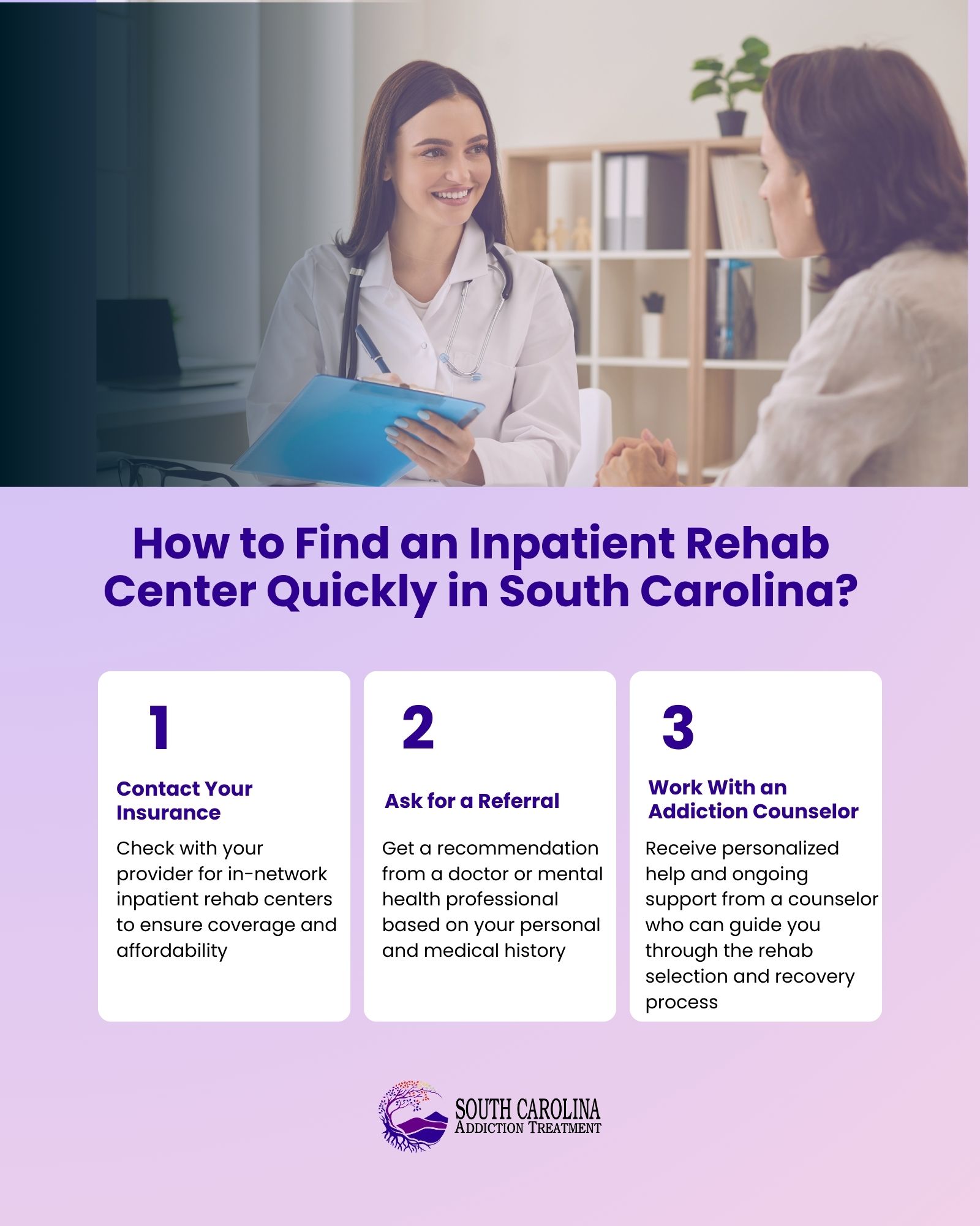 How to Find an Inpatient Rehab Center Quickly in South Carolina