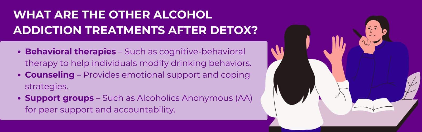 What Are the Other Alcohol Addiction Treatments After Detox