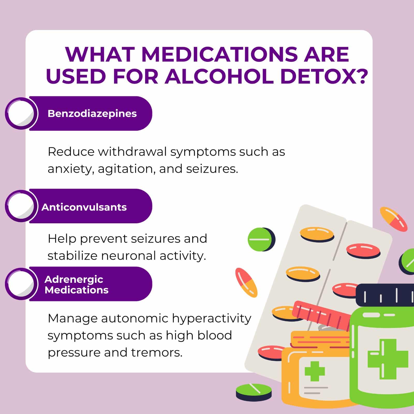 What Medications Are Used for Alcohol Detox