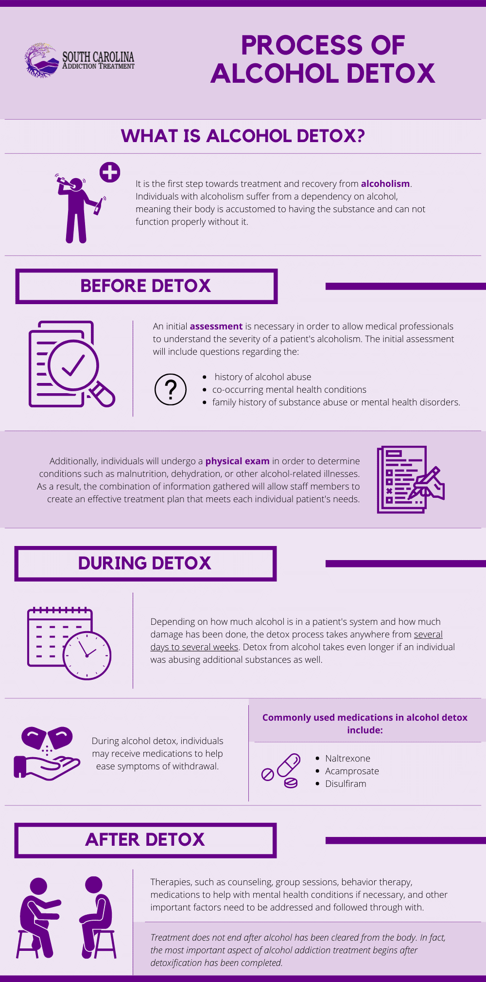 process of alcohol detox