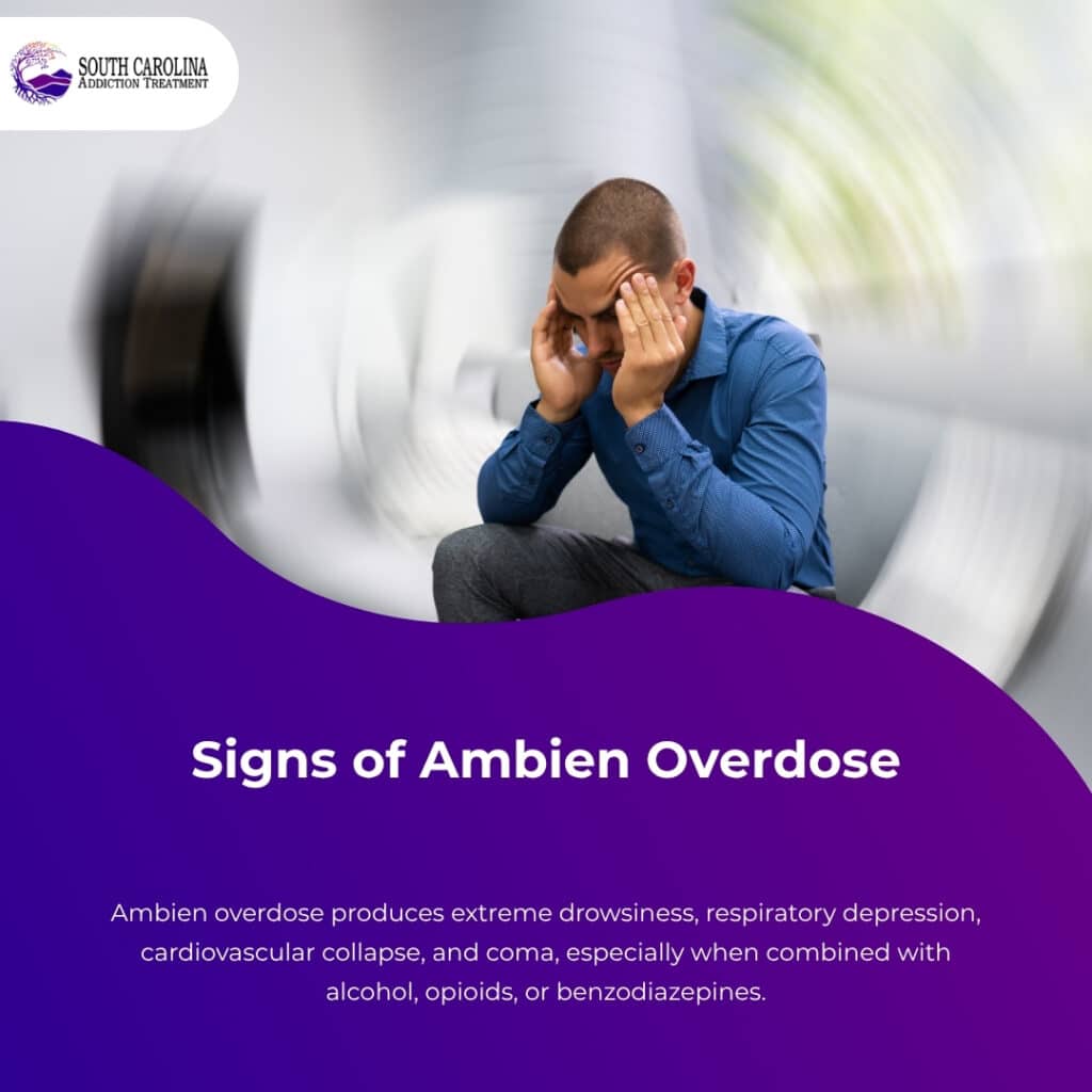 Ambien overdose signs