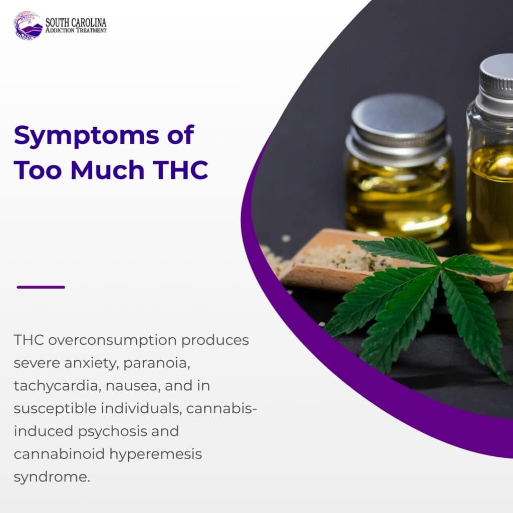 symptoms of too much weed